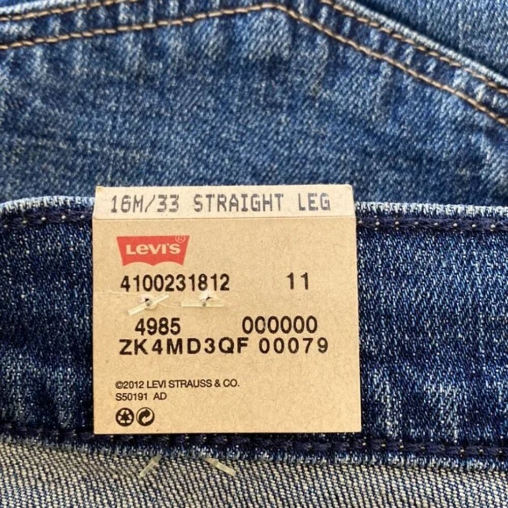NWT Levi’s women’s 505 straight jeans size 16 brand new with tags - Picture 9 of 14
